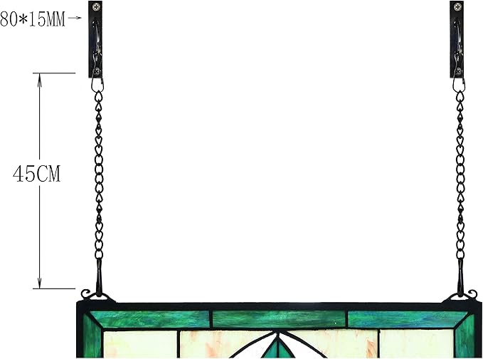 Yogoart Tiffany Style Stained Glass Window